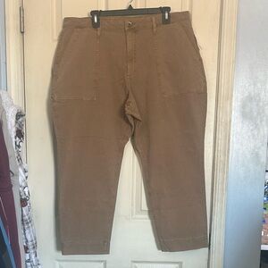 NWT Old Navy sisal sky high straight leg pants size 18 petite
